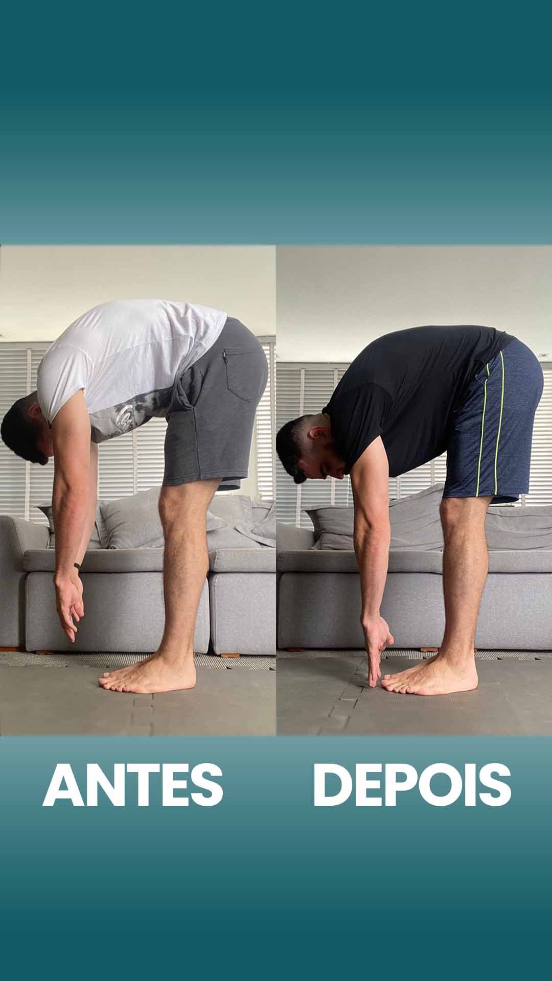 Transformação do Leonardo, antes e depois